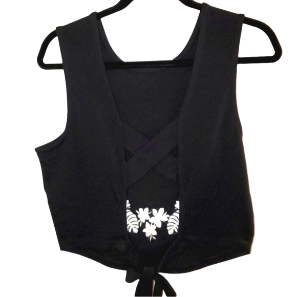 NWT. True Religion crossback tiger tank Size Small - Picture 6 of 8